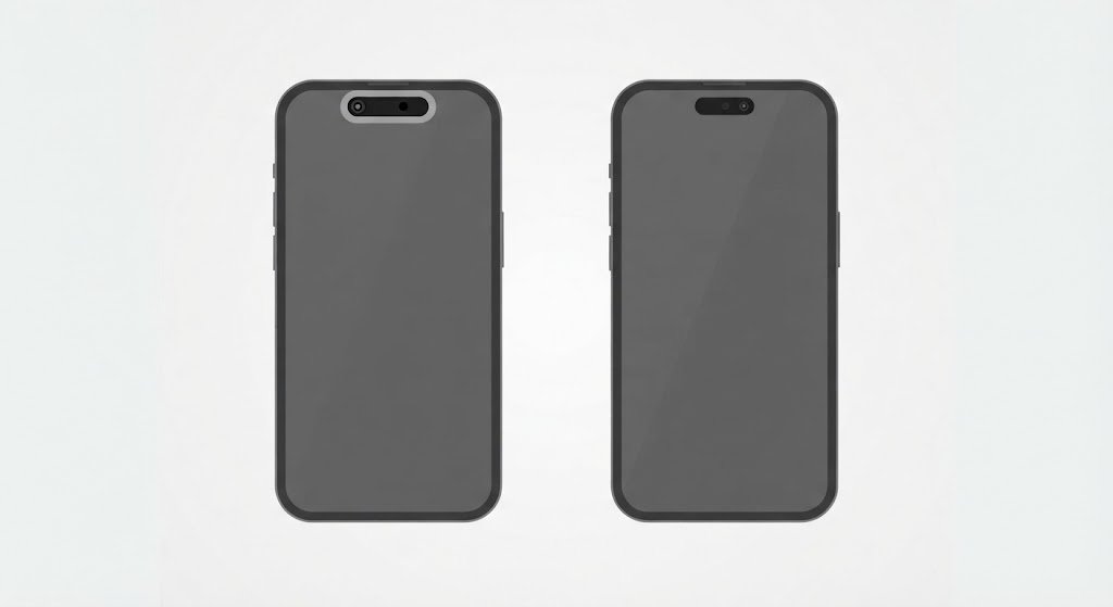 iPhone 18 Pro Dynamic Island size comparison